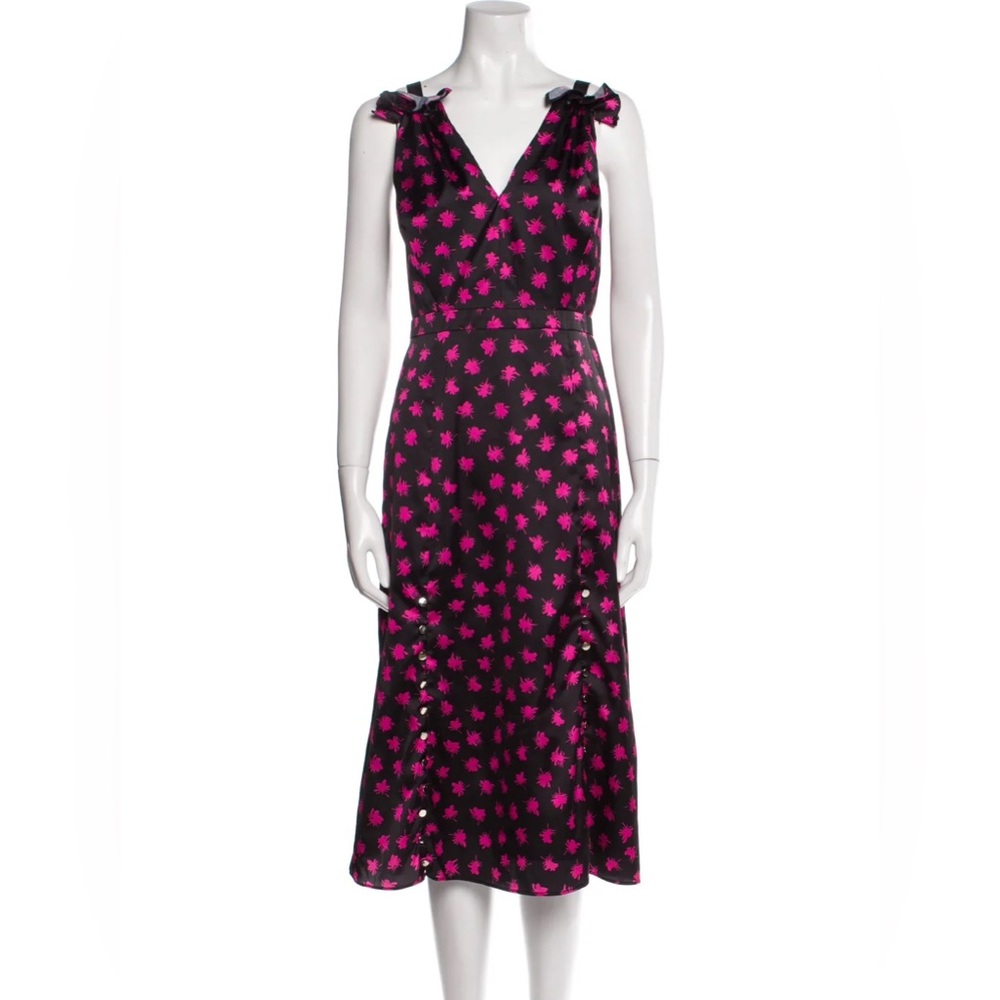 Prabal Gurung Floral Print A-line Midi Dress. Sleeveless. Size 4